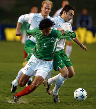 Javier Rodrigoez, Mexico och Petter Andersson, Hammarby