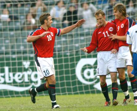 Harald Martin Brattbakk, Frode Johnsen och Håvard Flo,