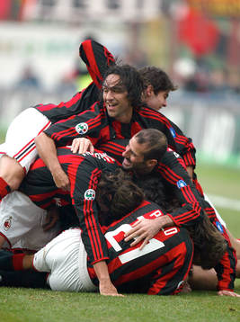 Rui Costa, Milan, jubel, glädje