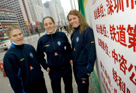 Frida Nordin, Therese Sjögran och Karolina Westberg
