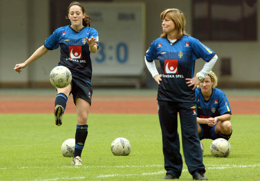 Therese Sjögran, Victoria Svensson och Marika Domanski