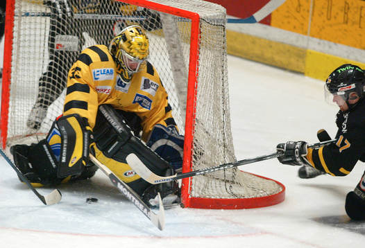Sean Gauthier, målvakt, Skellefteå och Roger Rosén, AIK