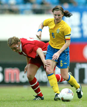 Fotboll, Sverige, dam, landslag, fyrnations, Kanada -