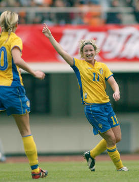 0-2 av Victoria Svensson, jubel