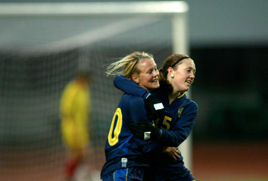 Fotboll, Sverige, dam, landslag, fyrnationsturnering i