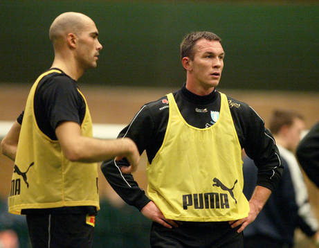 Patrik Andersson, Malmö, tränar med sitt gamla lag igen.