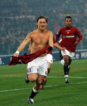 Totti, Roma jublar (Jubel)