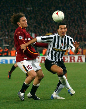 TOTTI, Roma och ZAMBROTTA, Juventus
