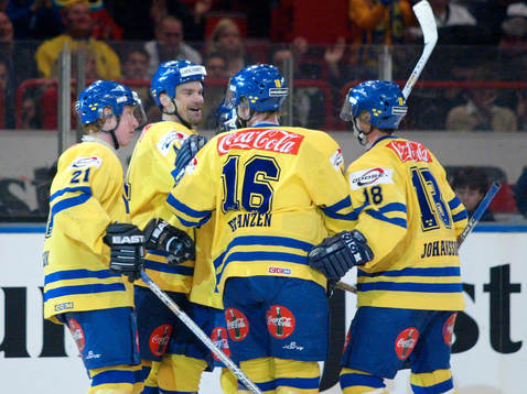 Jonas Höglund, Sverige gjorde 4-0 i öppet mål