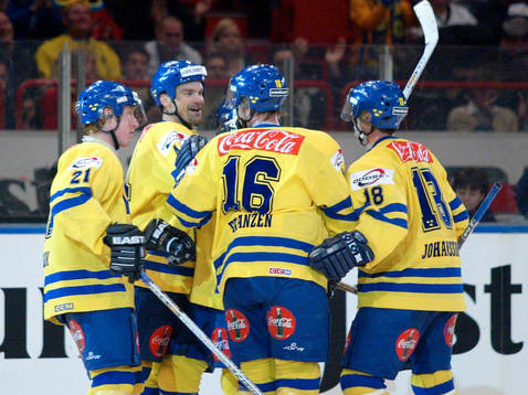 Jonas Höglund, Sverige gjorde 4-0 i öppet mål