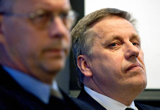 Tommy Söderberg och Lars Lagerbäck, förbundskapten