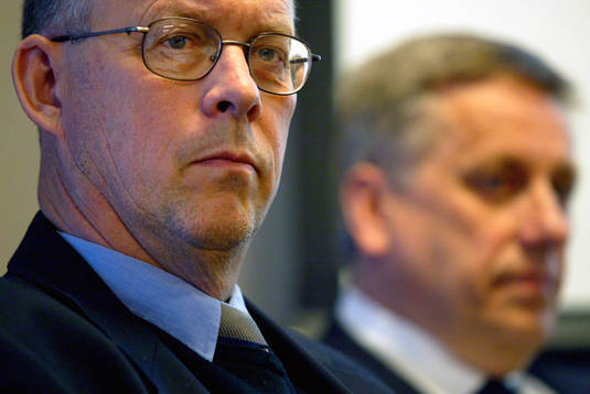 Tommy Söderberg och Lars Lagerbäck, förbundskapten