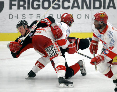 Niklas Sundblad, Malmö, dras ner av Sanny Lindström,
