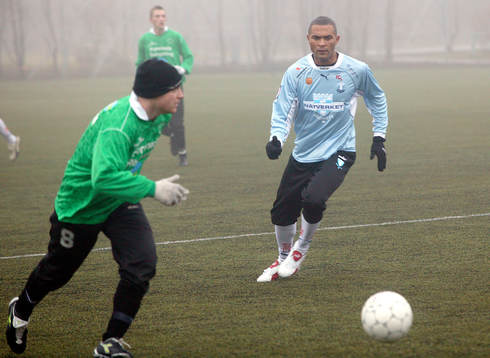 Fotboll, Malmö FF,  träningsmatch