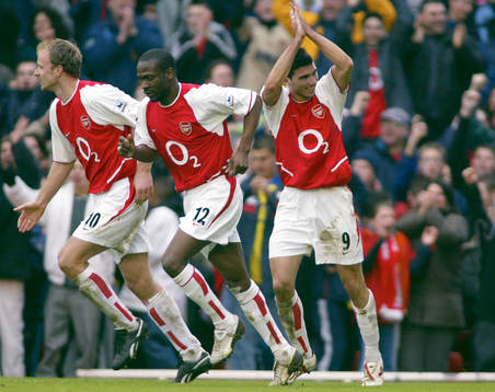 Jose Antonio Reyes, Arsenal. Jubel, glädje