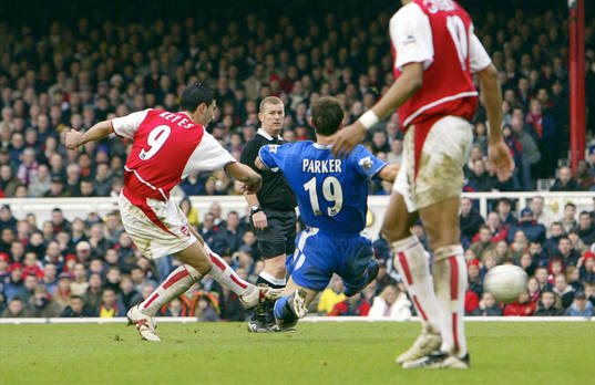 Jose Antonio Reyes, Arsenal gör 1-0
