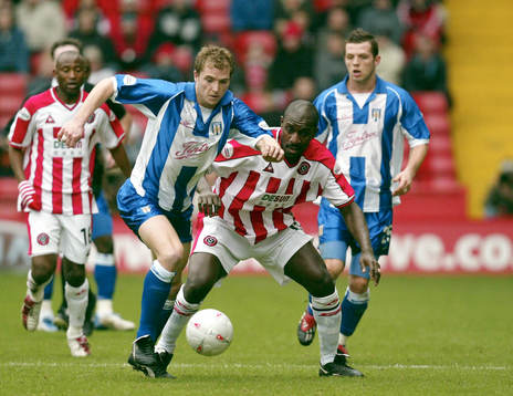Wayne Allison, Sheffield och Alan White, Colchester