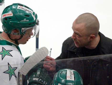 Daniel Broberg, coach, tränare, Hammarby har synpunkter i