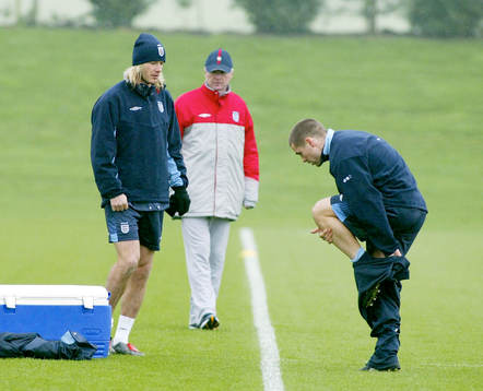 David Beckham, Michael Owen och Sven-Göran (Sven Göran,