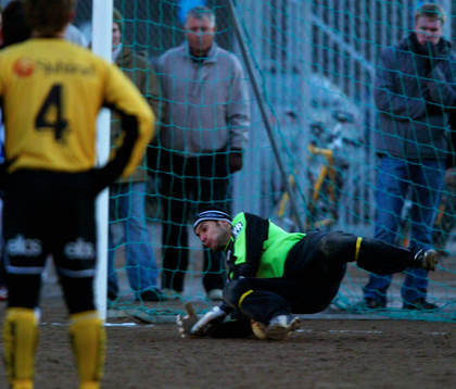 Anders Jonsson, målvakt, Elfsborg räddar straff