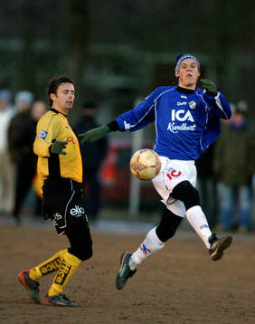 Kristoffer Arvhage, Elfsborg och Markus Rosenberg, Halmstad