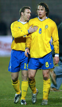 Kim Källström och Niklas Skoog, Sverige., depp