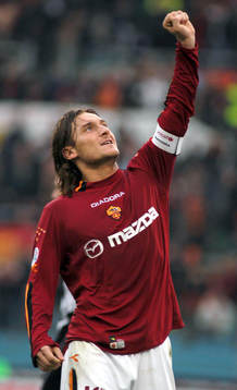 Roma - Siena: Francesco Totti, Roma