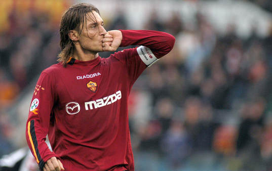 Roma - Siena: Francesco Totti, Roma