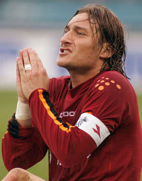 Roma - Siena: Francesco Totti, Roma