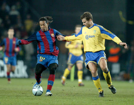 Ronaldinho, Barcelona och Andreas Jakobsson, Bröndby