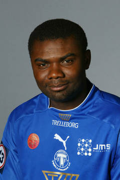 Fotboll, Allsvenskan, Trelleborg, Porträtt, Mike Owuso