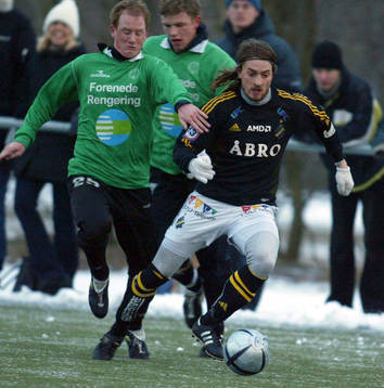 Mats Rubarth, AIK först på bollen