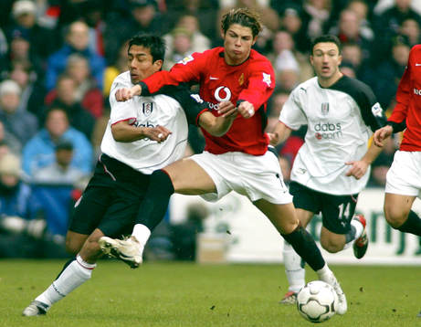 Cristiano Ronaldo, Man U och Bobby Peta, Fulham