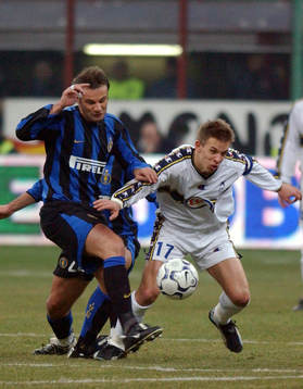 Zanetti, Inter och Pedretti, Sochaux