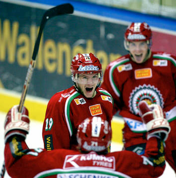 Jari Tolsa och Alexander Steen jubel