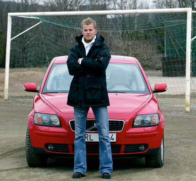 Mikael Antonsson och nya Volvo S40