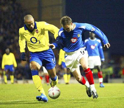 Thierry Henry, Arsenal och Matthew Taylor, Portsmouth