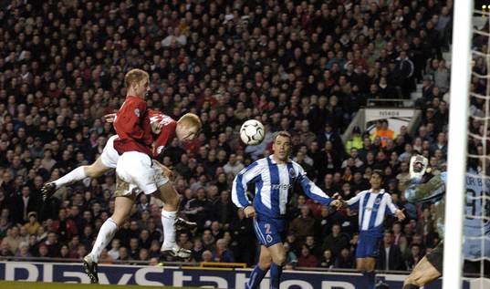 Manchester United v Porto: Paul Scholes, Manchester nickar