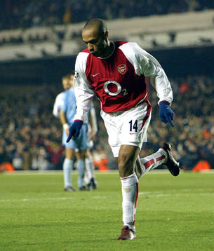 Thierry Henry, Arsenal jubel