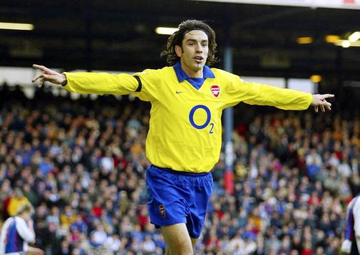 Robert Pires, Arsenal, jubel. (Jubel)