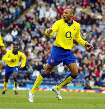 Thierry Henry, Arsenal jublar (Jubel)