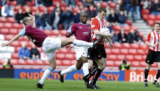 Kevin Kyle, Sunderland och Andy Mellville, West Ham