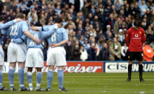 Fotboll, engelsk, Premier League, (Derby) Manchester City v
