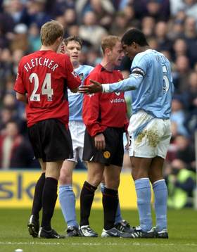 Fotboll, engelsk, Premier League, (Derby) Manchester City v