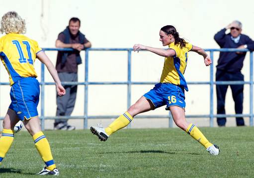 Salina Olsson, Sverige gör 1-0