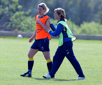Victoria Svensson och Marika Domanski Lyfors,