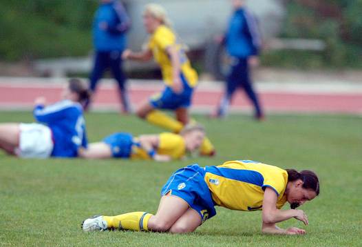 Salina Olsson och Sverige föll mot Frankrike