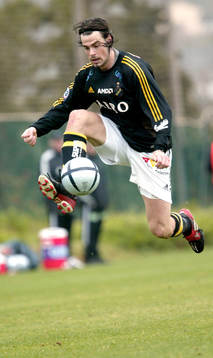 AIK - HamKam : Unge Andreas Ericksson, AIK visade bra