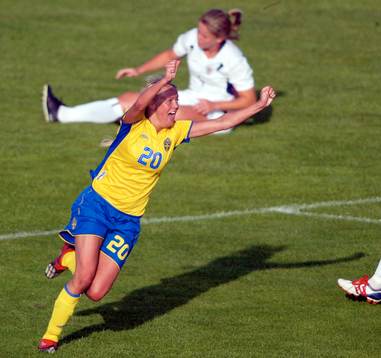 Josefine Öqvist, Sverige, jubel
