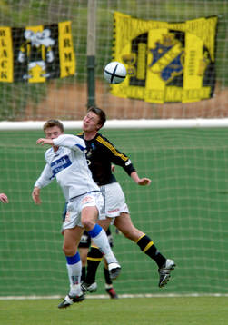 Niklas Sandberg, AIK vinner nickduell